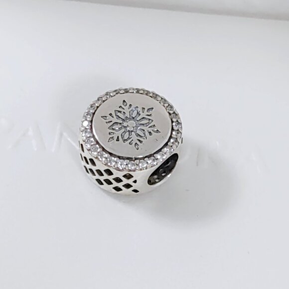 Pandora Snowman Merry Christmas Charm Bead Snow Winter Pendant S925 Silver Bead - Picture 6 of 7